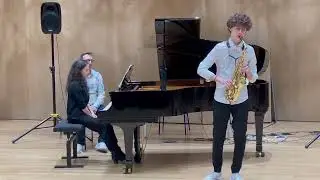 Thomas SINOIMERI - Divertimento for Saxophone, 2nd and 3rd Movement, by Roger Boutry