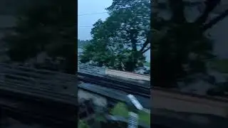 Aluva River during rains. A beautiful sight from the train. #aluva #kerala #river