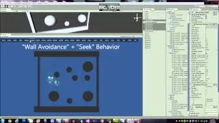 Steering Behaviors for Autonomous Characters Demonstration in Unity Game Engine- Tom Wolfe