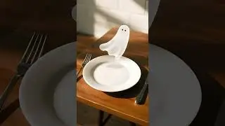 When you're hungry but the food is a cloud... ☁️🍽️👻