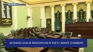 VIDEO NOW: Renovations inside R.I. Senate Chambers