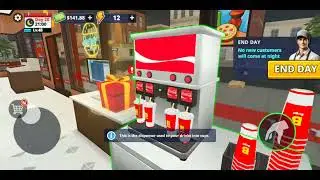 Kedatangan mesin soda burger simulator The Game 