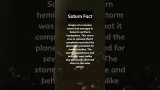 Crazy storm on Saturn 🪐 #universe #facts #saturn #storm #planet #solarsystem #galaxy