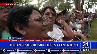 Paul Flores, de Armonía 10, es sepultado en medio de emotiva despedida en Piura (2/3)