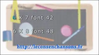 Table de 6 - Le&ccedil;ons en Chansons