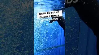 How To Make Bubble Rings with #hands #freediving #tips