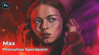 Max Stranger Things - Speed Art #Photoshop