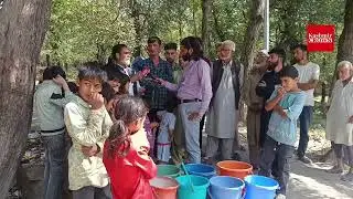 People of Barzula, Dhobiwan protested against PHE department for non-availability of drinking 