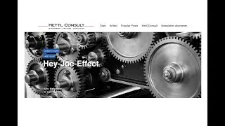 Online Magazine von HETTL CONSULT - Podcast #4 - *Hey Joe Effect* (English)