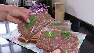 Quibe saud&aacute;vel para congelar