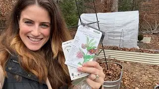 Посев в неотапливаемой теплице в декабре!! | Garden Vlogmas, день 4