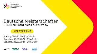 Livestream DM U16/U20 | Freitag