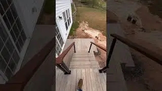 Custom Deck with Custom Cable Railing in Troutman NC #JesusisKing