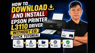 How to download and Install Epson Printer driver to a Computer 2023 |             Easy Setup