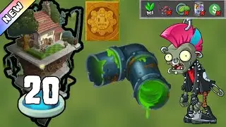 Plants vs  Zombies 2 - Modern Day Day 20 [Plants Lvl 1 & No Premium]