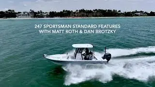 We can't believe these features come standard either. Aboard the 2023 247 Sportsman Center Console.