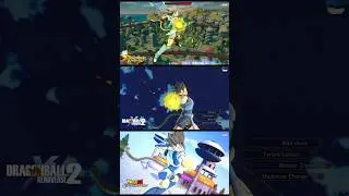 Shallot's Rising Rush Comparison - DB Legends vs DB Xenoverse 2 vs DB Sparking Zero