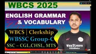 Introduction Class | WBCS 2025 | Competitive English Grammar & Vocabulary with MS Ali