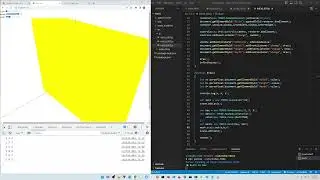 Three JS (three.js) user-interaction orbit, pan, zoom, material on a box(vid004a)