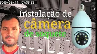 Como instalar câmera de soquete