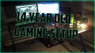 INSANE 14 YEAR OLD GAMING SETUP!! (CRAZY)