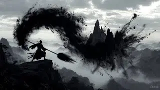 潑墨 (Splashed Ink) - 鏡像裡的虛實對決 | Suno AI 原創古風饒舌 | 歌詞版