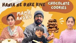 Baking chocolate cookies/mama ki shopping/short video/fun family drama/family vlog/mama vs baba