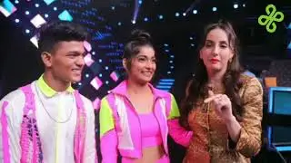 Nora Fatehi Vartika Jha Tiger Pop Behind The Scenes India's Best Dancer IBD360p