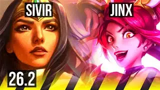 SIVIR & Nautilus vs JINX & Lulu (ADC) | Good KDA: 13/1/5 | KR Master | 26.2