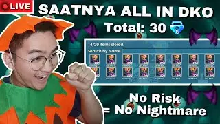 ALL IN 30 BGL DKO GACHA!! No Risk = No NIGHTMARE DEVIL | Growtopia Live