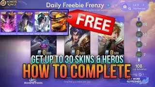 HOK: COMPLETE NEW FREEBIE FRENZY EVENT | GET UP TO 30 FREE EPIC & LEGENDS | Honor of Kings