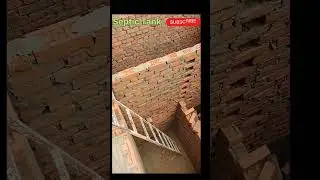 Septic🚽 Tank Under 🚧 Construction 🏗️ || 10x10 Toilet 🚽 Septic Tank || #shorts #viral #shortsvideo