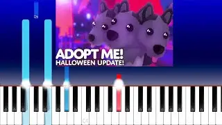 Night Theme - Adopt Me Halloween Music (Piano Tutorial)