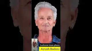Ayush Badoni (old and young) Lucknow super gents team player #shorts