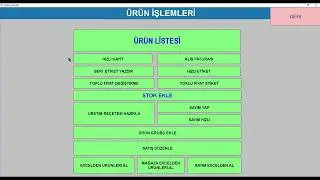 Toplu Etiket Yazdırma - ViaPOS Market Programı