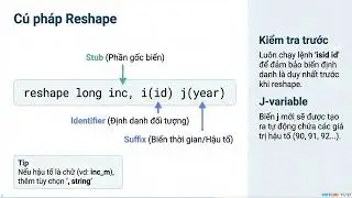 Từ Quản l&yacute; Dữ liệu đến Ph&acirc;n t&iacute;ch Hồi quy #stata #econometrics #regression #dataimputation