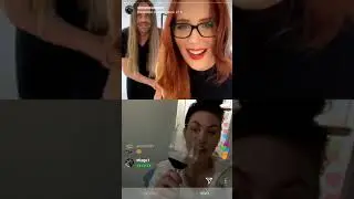 Simone Simons (&Eacute;pica) Live at Instagram p1
