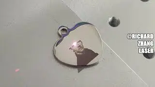 Gravure photo sur m&eacute;tal avec un laser | 30W Fibre Laser Engraver