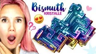 REGENBOGEN METALL KRISTALLE selber machen?!! 💎  Bismuth Kristall basteln 😱 DIY Anleitung deutsch