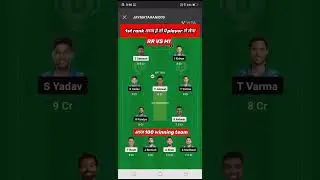 RR vs Mi #tataipl2024 #dream1team #today