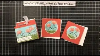 Stampin' Up! Daisy Delight Box and 3x3 Cards