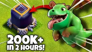 Here's Why Baby dragon's are the BEST Farming Army on TH10!!