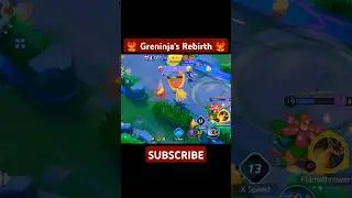 Greninja's Rebirth 🐦&zwj;🔥 || HO-OH's Rebirth power 😱 || #pokemon #pokemonunite #pokemonunitegameplay