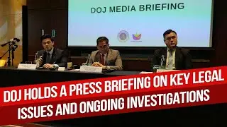 LIVE: DOJ HOLDS A PRESS BRIEFING ON KEY LEGAL ISSUES AND ONGOING INVESTIGATIONS | NOVEMBER 11, 2025
