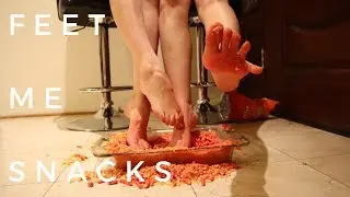 FEET ME SNACKS MUKBANG CRUNCHY ASMR