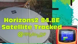 Horizons2 85E out of Coverage Satellite Tracked @Alappuzha Kerala in 6ft C band dish