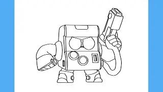 HOW TO DRAW BRAWLER 8 BIT -BRAWL STARS