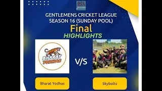GCL SEASON 16-[FINAL]---{HIGHLIGHTS}  || BHARAT YODHAS (v/s) SKY BOLTS || KVR CRICKET COUNTY