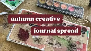 Autumn Journal Spread 3 | Creative Journal Ideas | Art Journal 2022