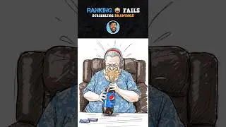RANKING 😂 FAILS WITH SCRIBBLING DRAWINGS! | EP 18 #shorts #memes #fails #funnymoments